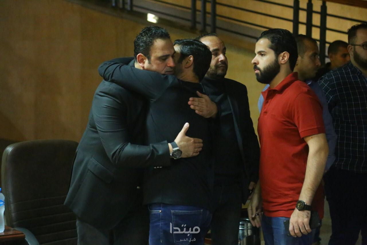 عزاء والد أكرم حسنى