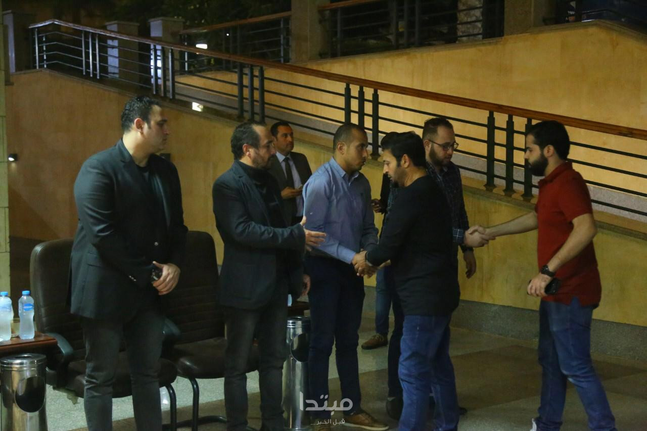 عزاء والد أكرم حسنى