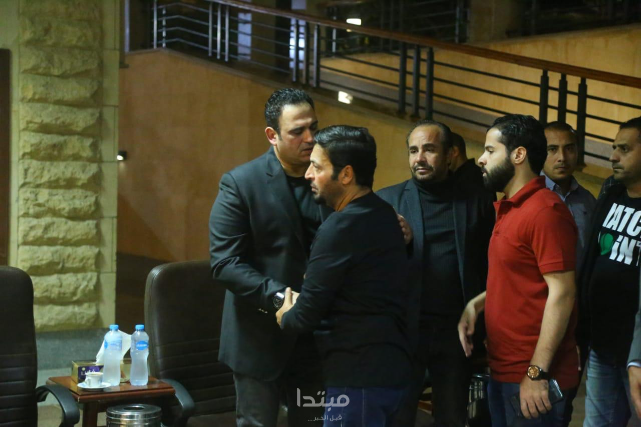 عزاء والد أكرم حسنى