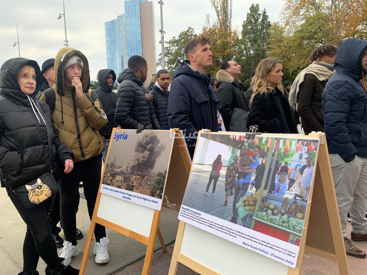 وقفة سلمية أمام مقر الأمم المتحدة