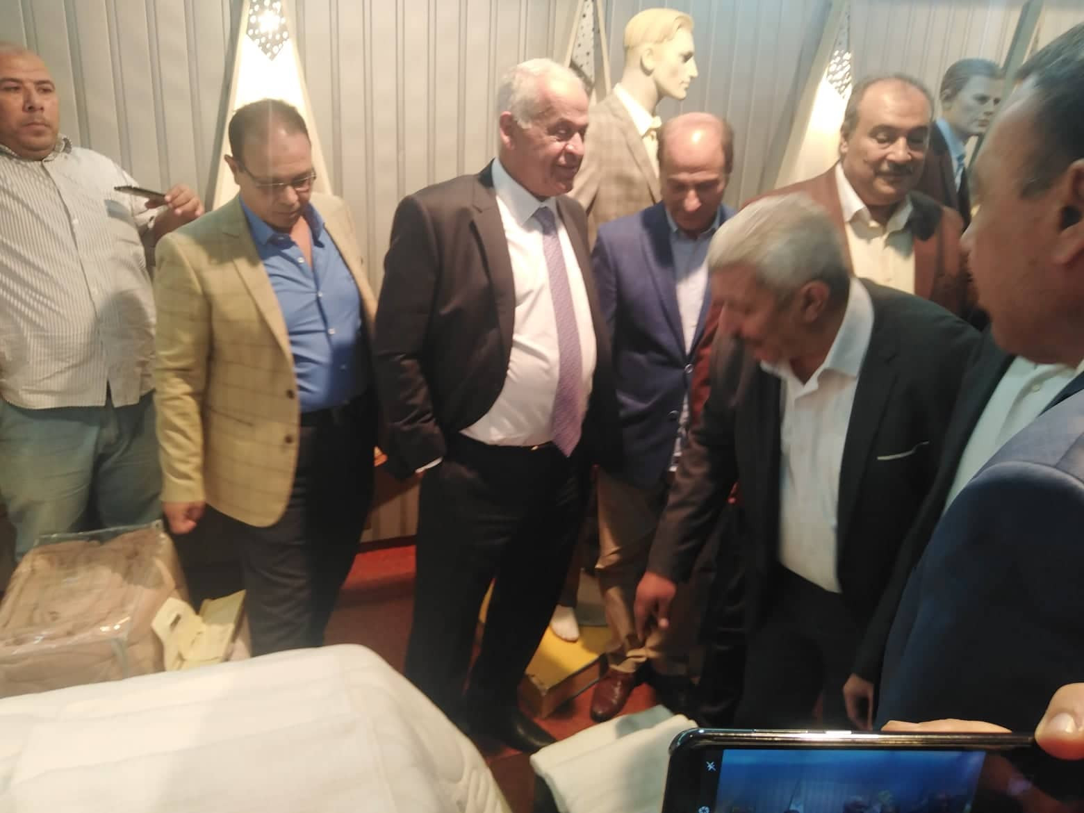 صناعة النواب تتفقد شركة الغزل والنسيج