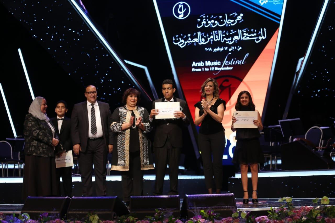 وزيرة الثقافة بختام مهرجان الموسيقى العربية