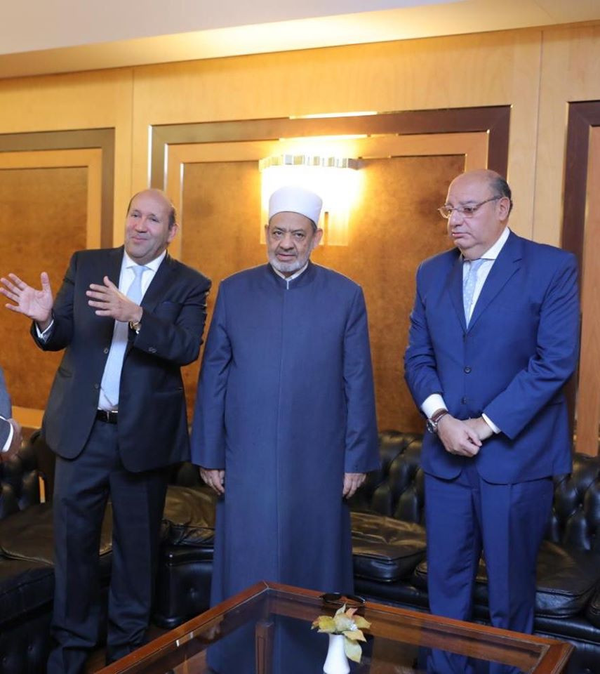 شيخ الأزهر الإمام أحمد الطيب فى زيارته لروما