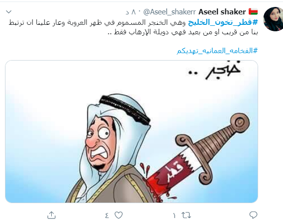 قطر تخون الخليج
