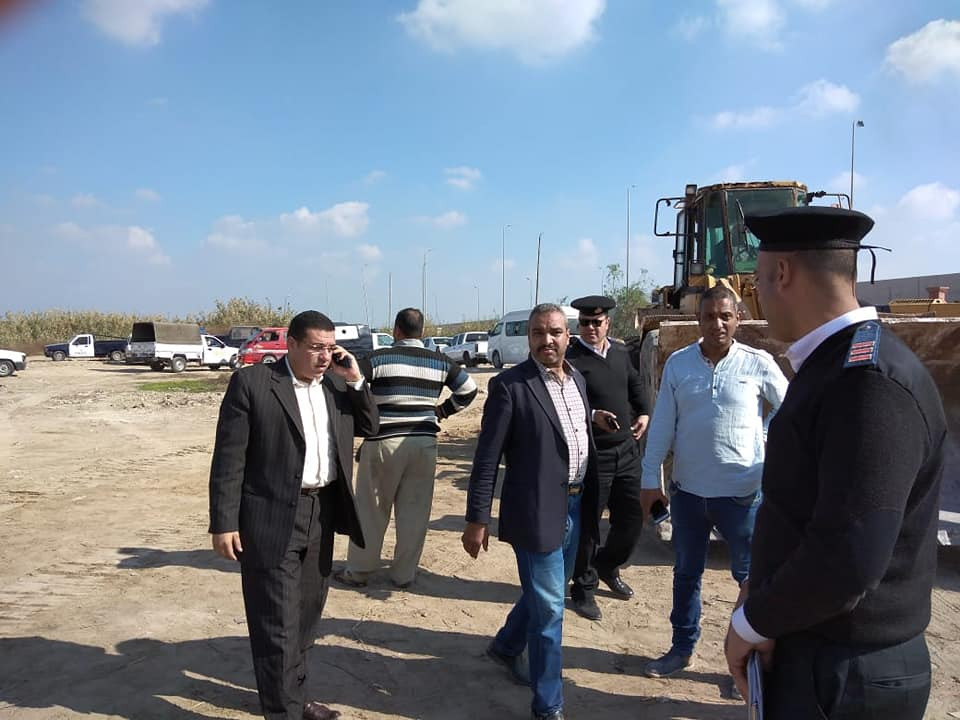 إزالة التعديات على أراضي الدولة بالإسكندرية