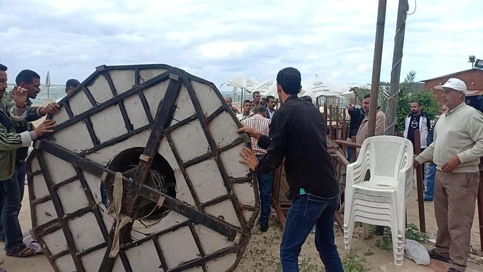 حملة إزالة مكبرة على شواطئ الإسكندرية