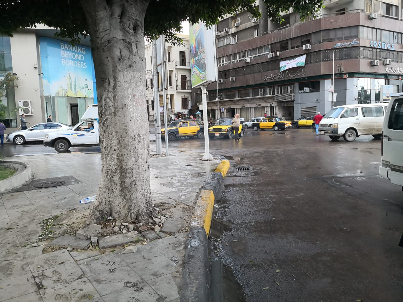هطول أمطار على الإسكندرية