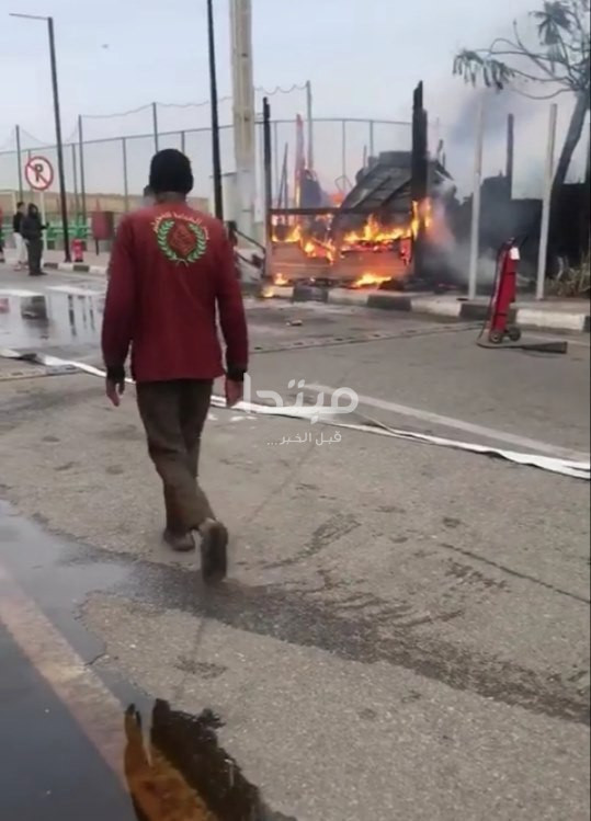 حريق الأهلى