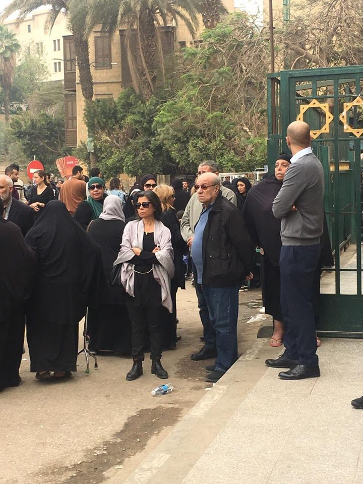 جنازة المخرج المسرحى محسن حلمى