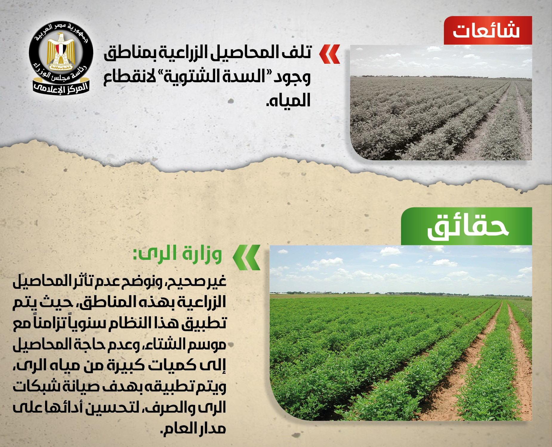 الحكومة تنفى شائعات جديدة