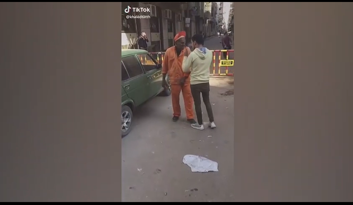 صور من الفيديو المتداول
