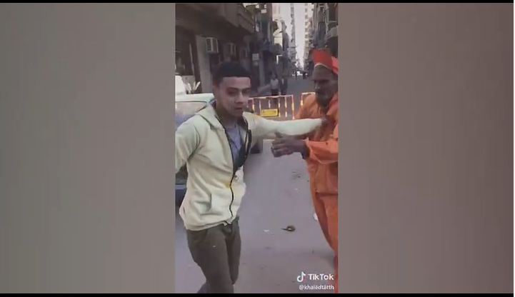 صور من الفيديو المتداول