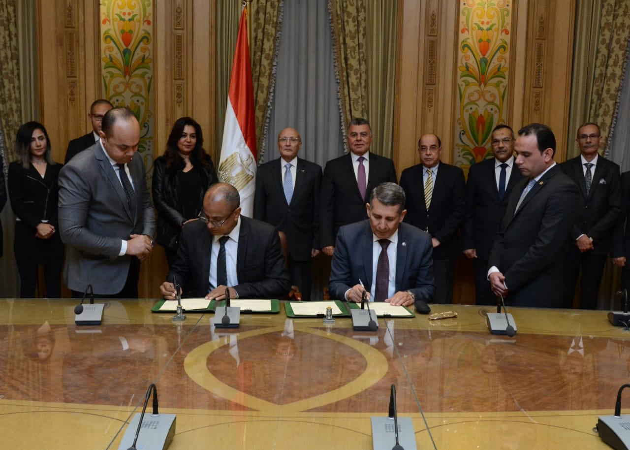 وزير الإنتاج الحربى ومحافظ دمياط