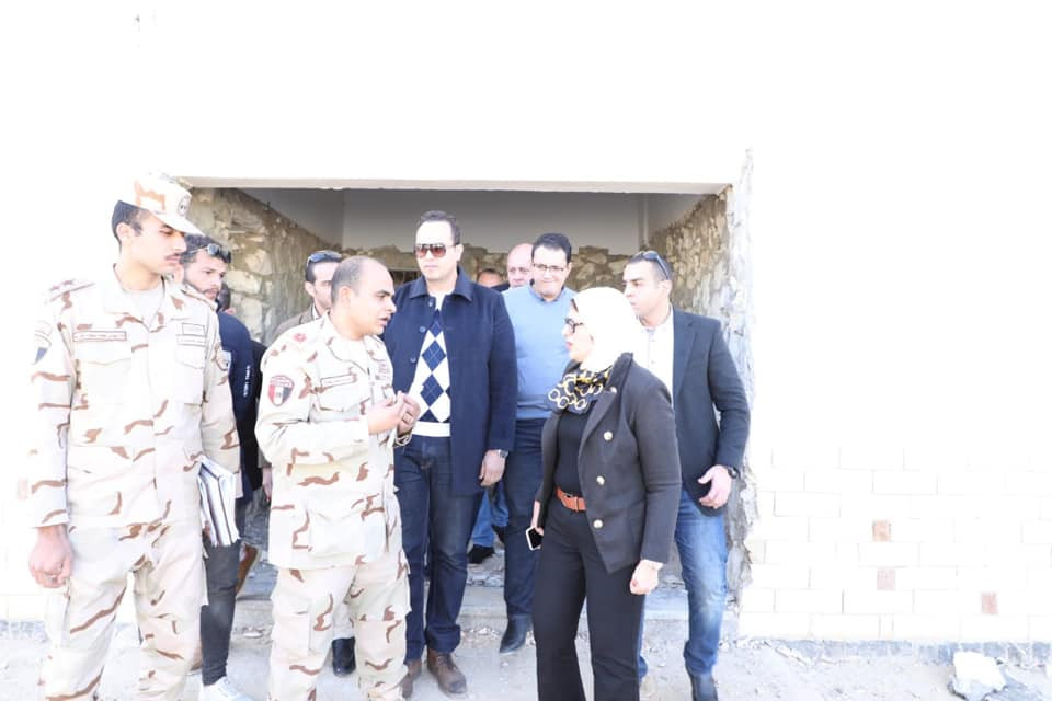 وزيرة الصحة فى جنوب سيناء