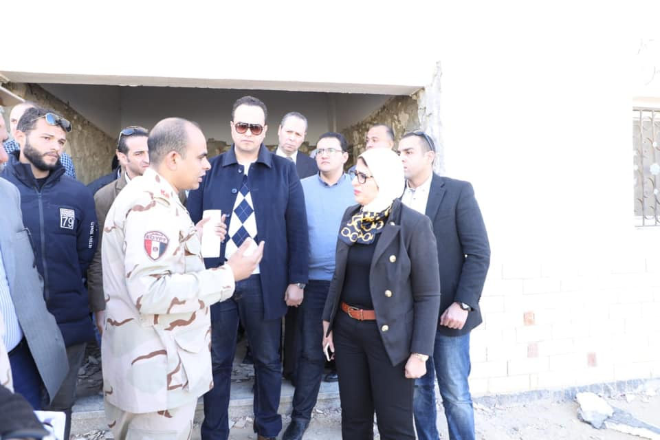 وزيرة الصحة فى جنوب سيناء