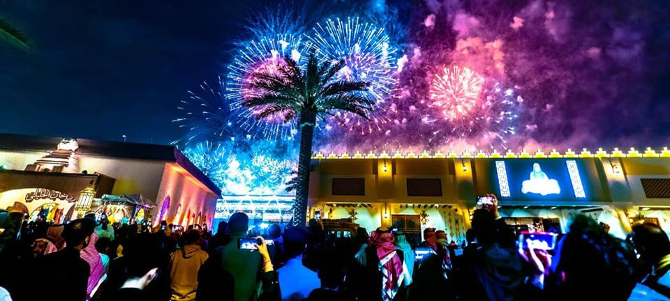 احتفالات السعوديين بالعام الجديد