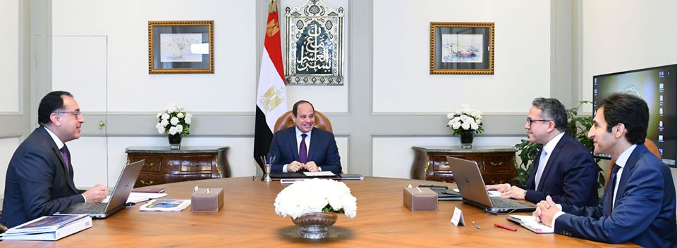 السيسى ووزير الآثار