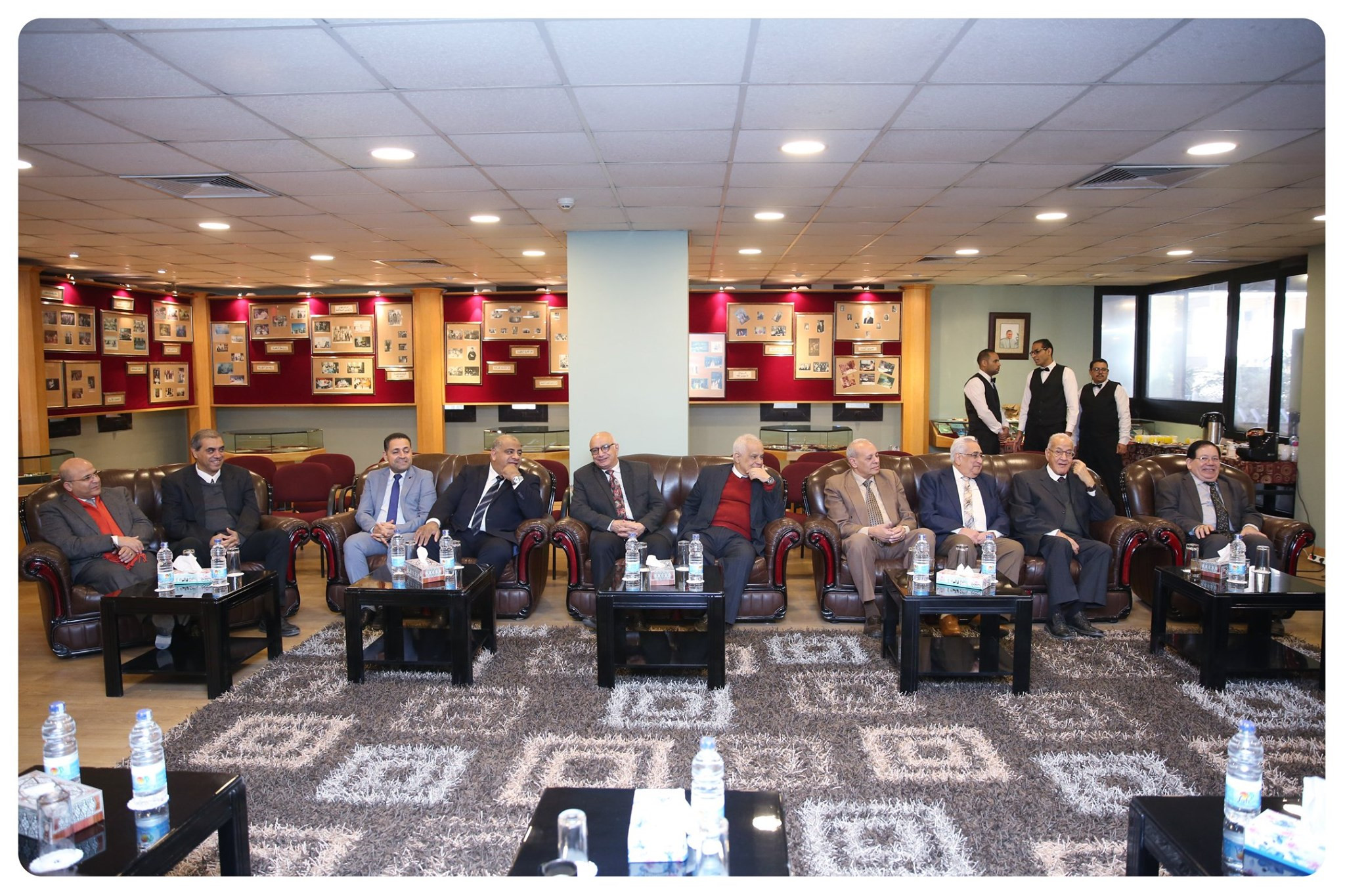 القس أندريه زكى والبطريرك إبراهيم إسحاق