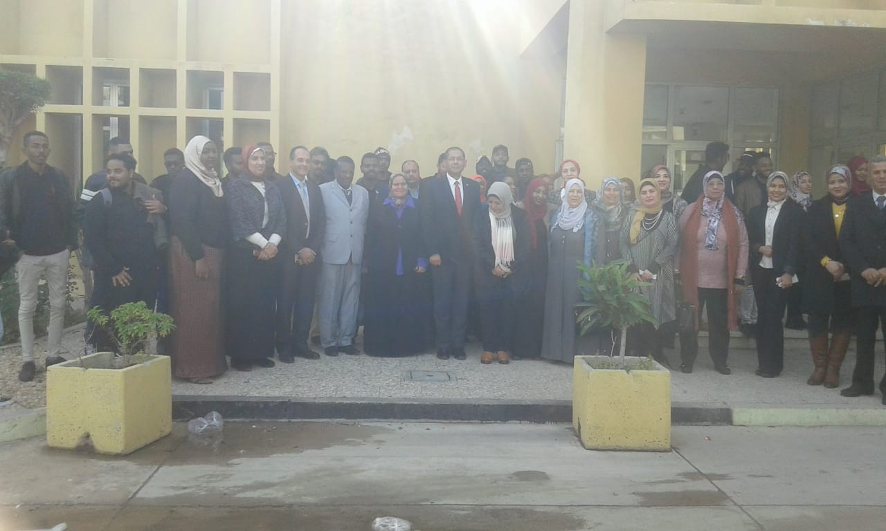 تدريب طلاب السودان بجامعة الإسكندرية