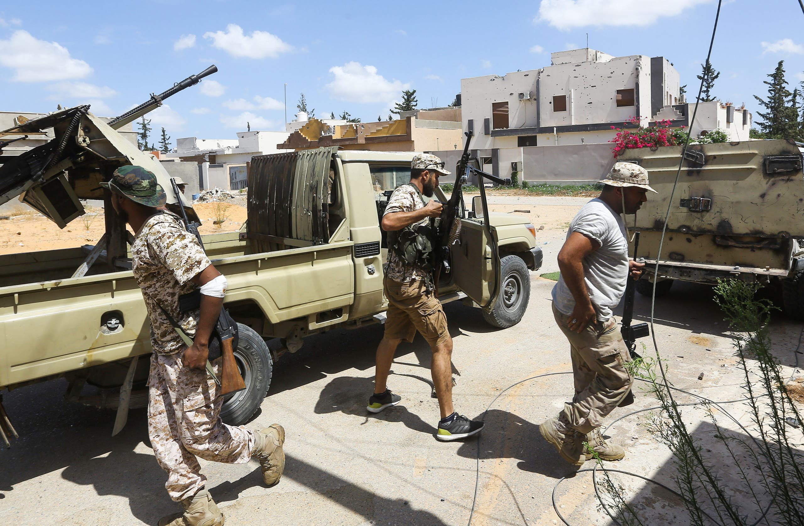 الجيش الليبى على مشارف مصراتة