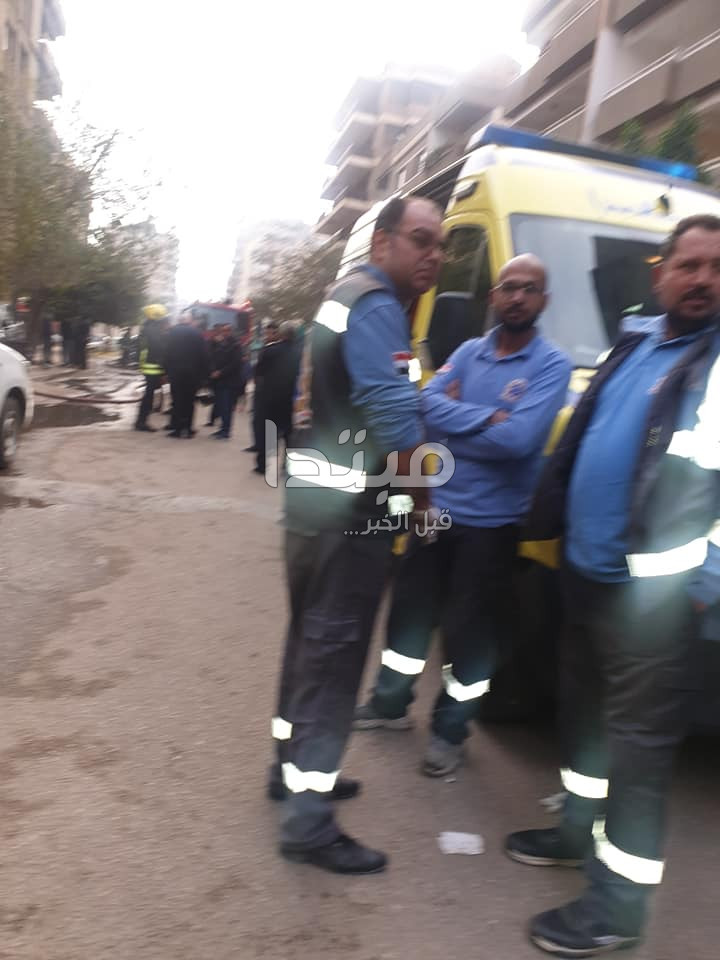حريق منزل إيهاب توفيق