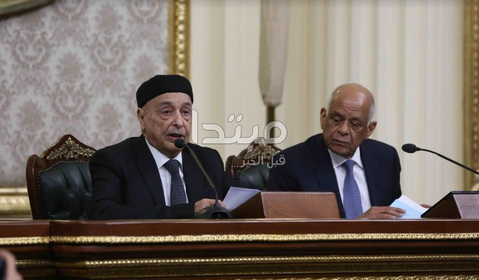 على عبدالعال وعقيلة صالح