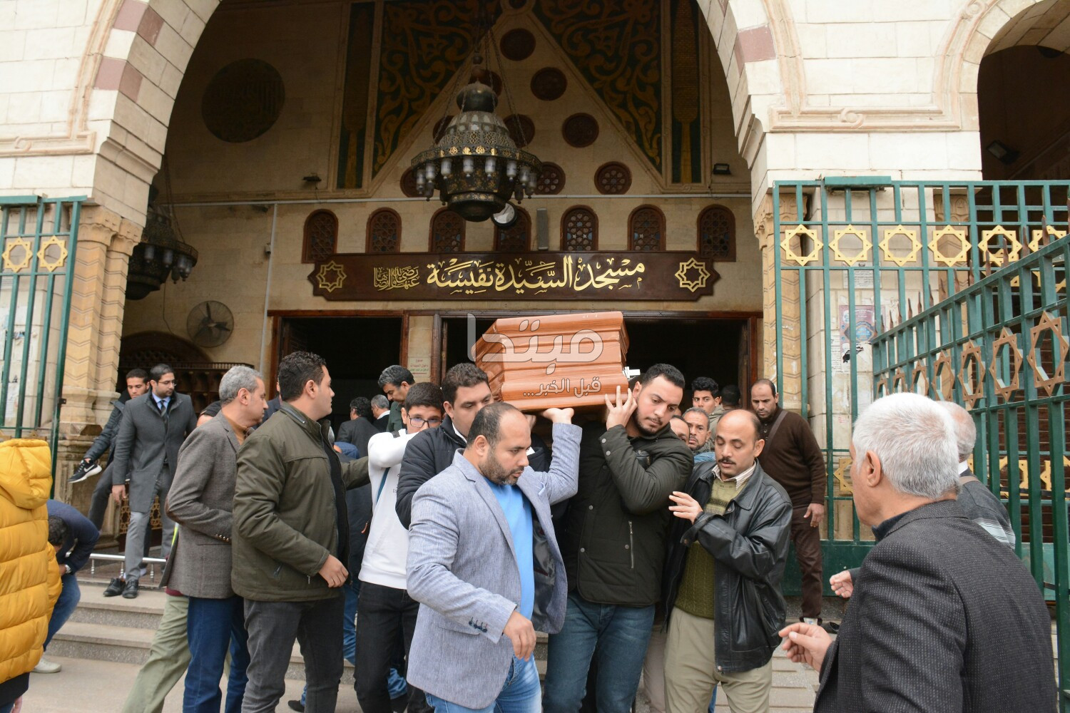 جنازة نجل مايا مرسى