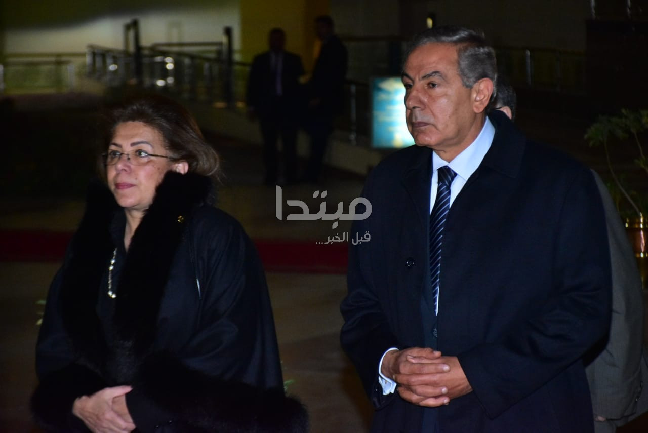 عزاء نجل مايا مرسى