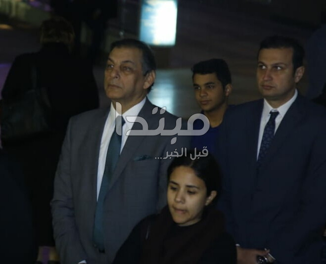 عزاء نجل مايا مرسى
