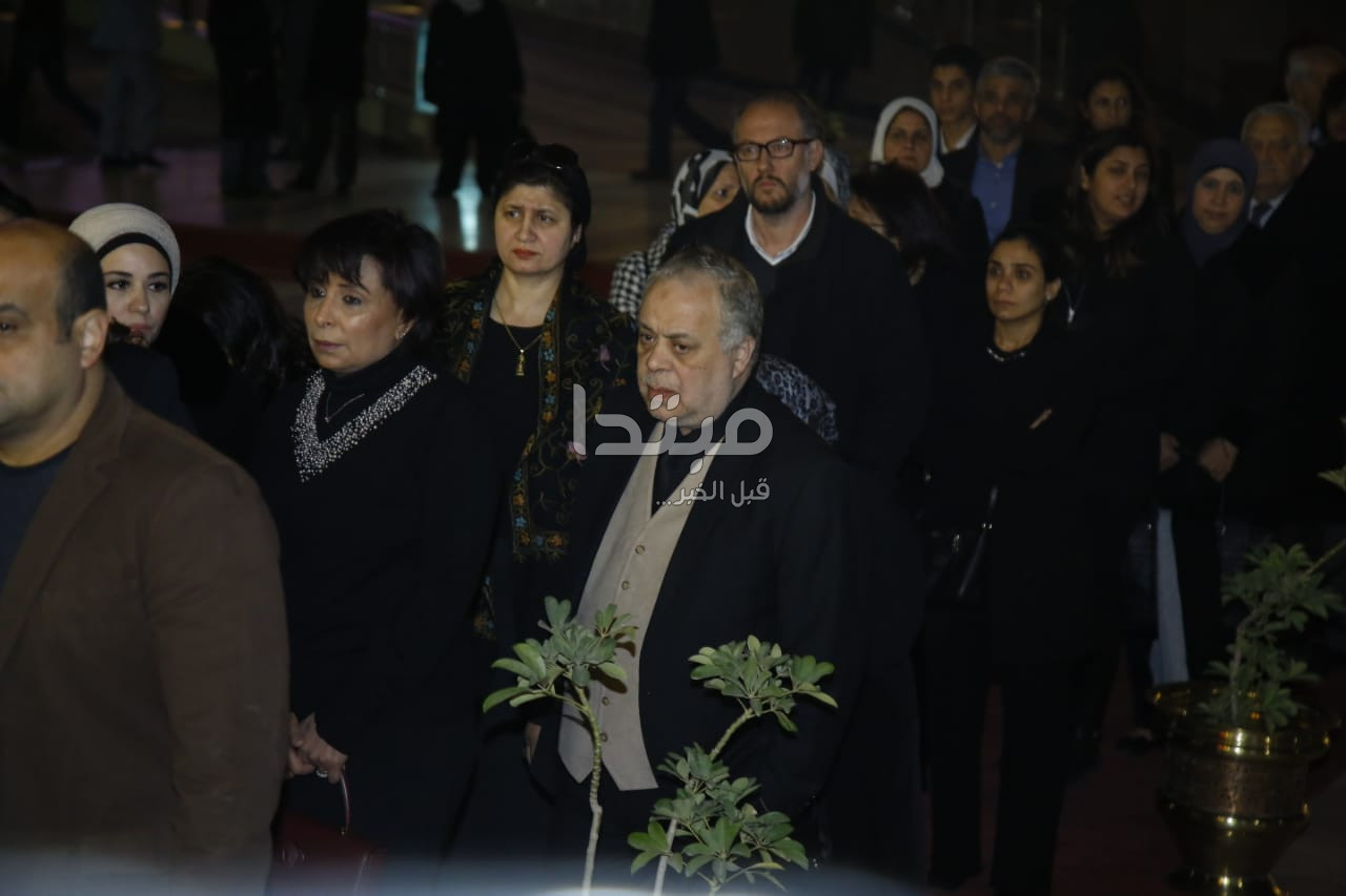 عزاء نجل مايا مرسى