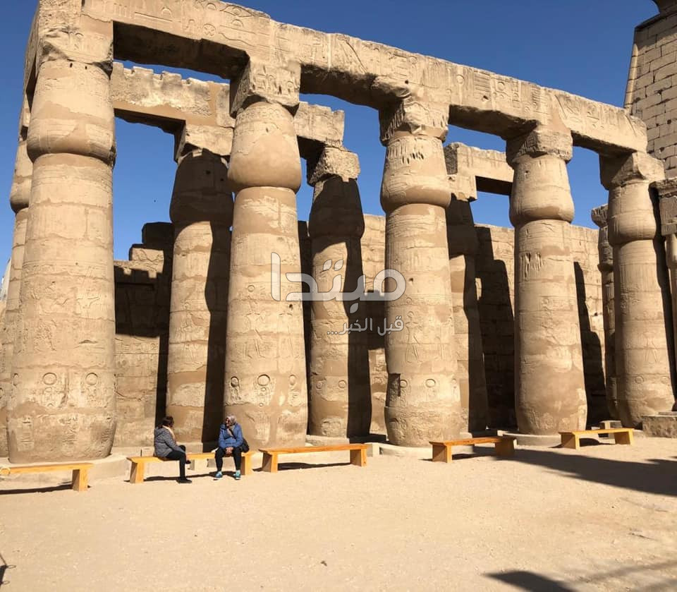 العنانى يتفقد أعمال مشروع الهوية البصرية
