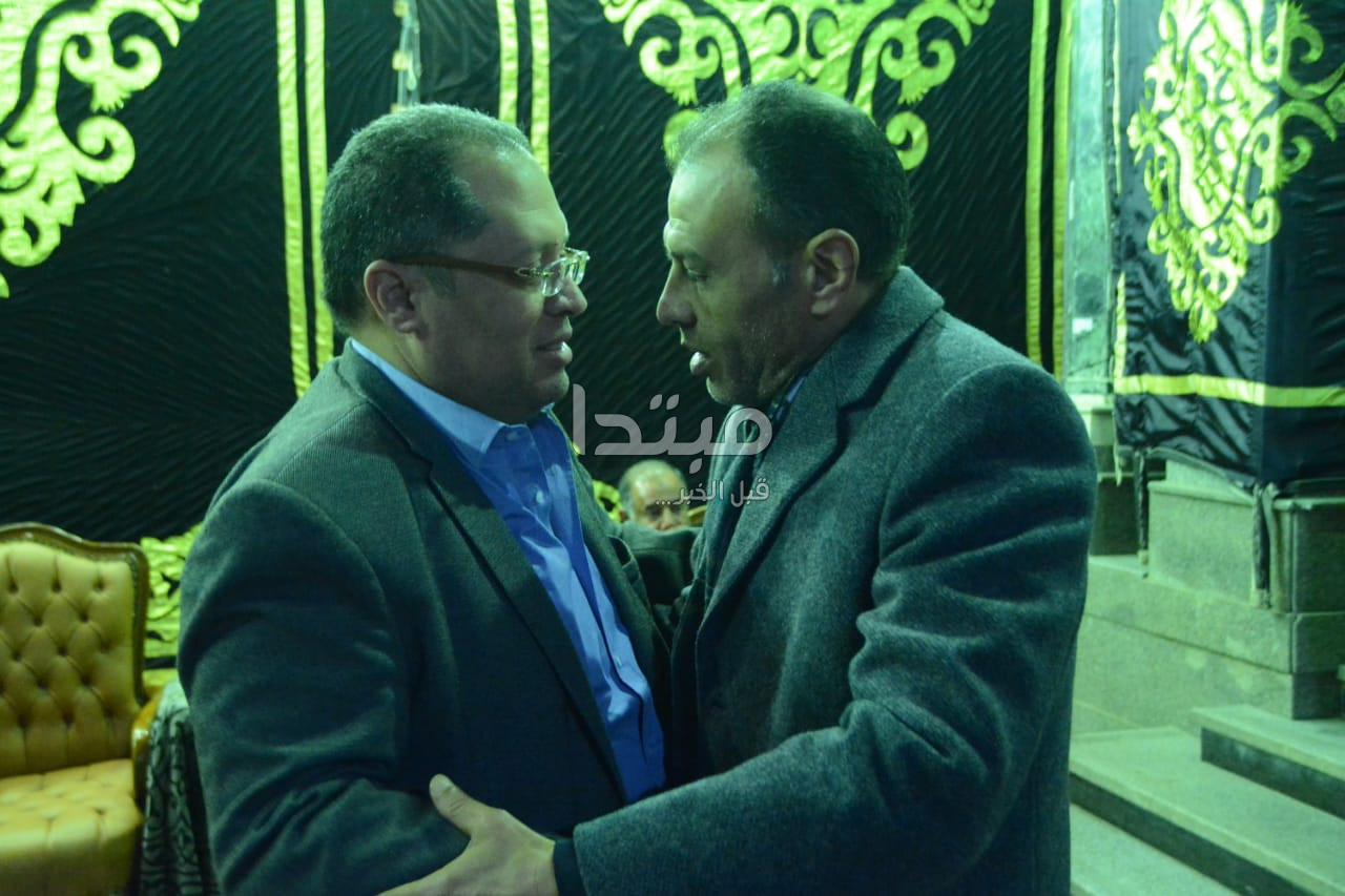 هانى لبيب يقدم واجب العزاء فى وفاة لينين الرملى