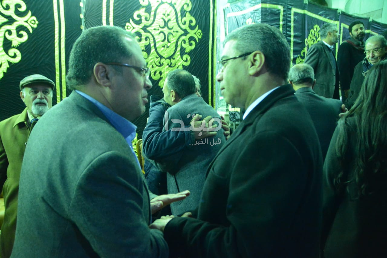 هانى لبيب يقدم واجب العزاء فى وفاة لينين الرملى