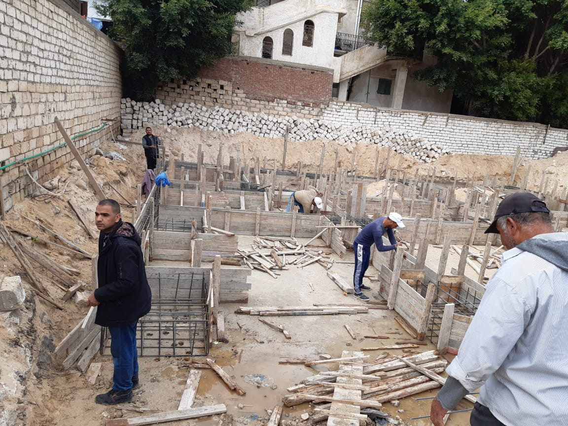 إيقاف أعمال البناء المخالف في الإسكندرية