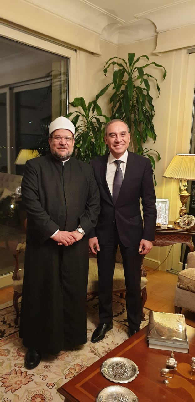 وزير الأوقاف يلتقى عددا من السفراء العرب فى جنيف