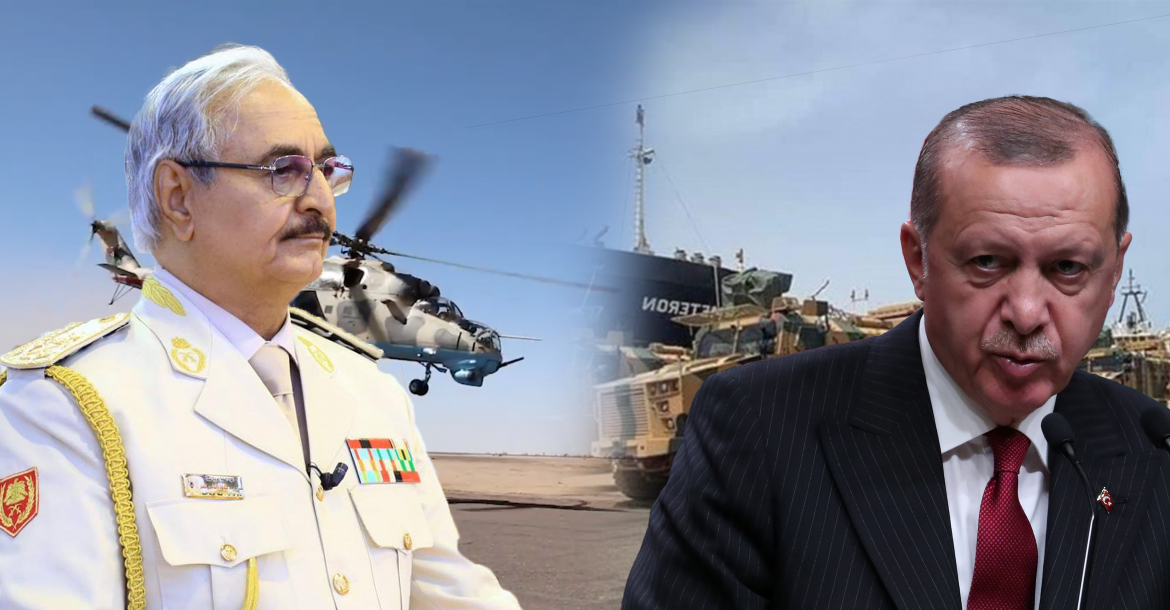أردوغان والمشير خليفة حفتر