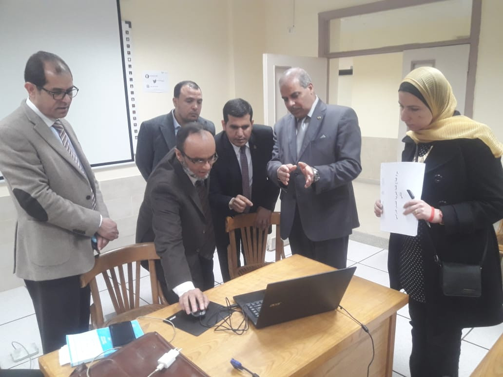 جولة رئيس جامعة الأزهر