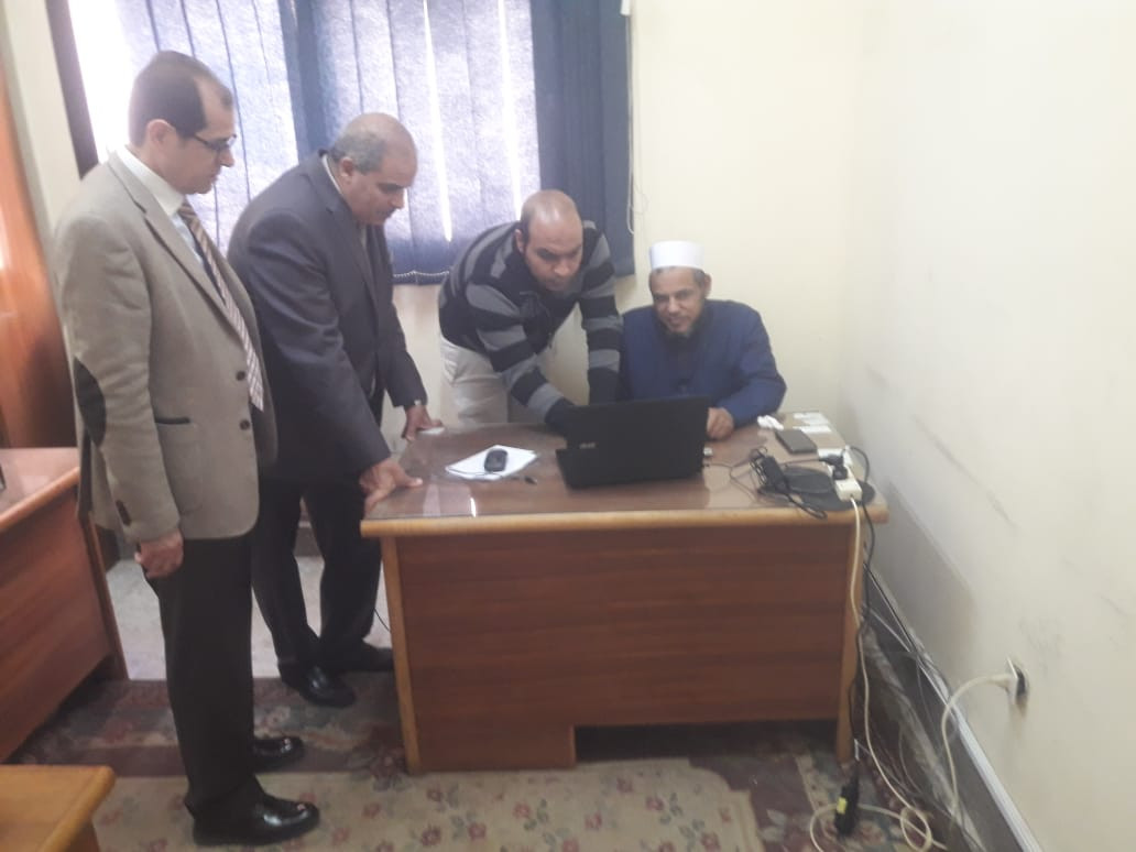 جولة رئيس جامعة الأزهر
