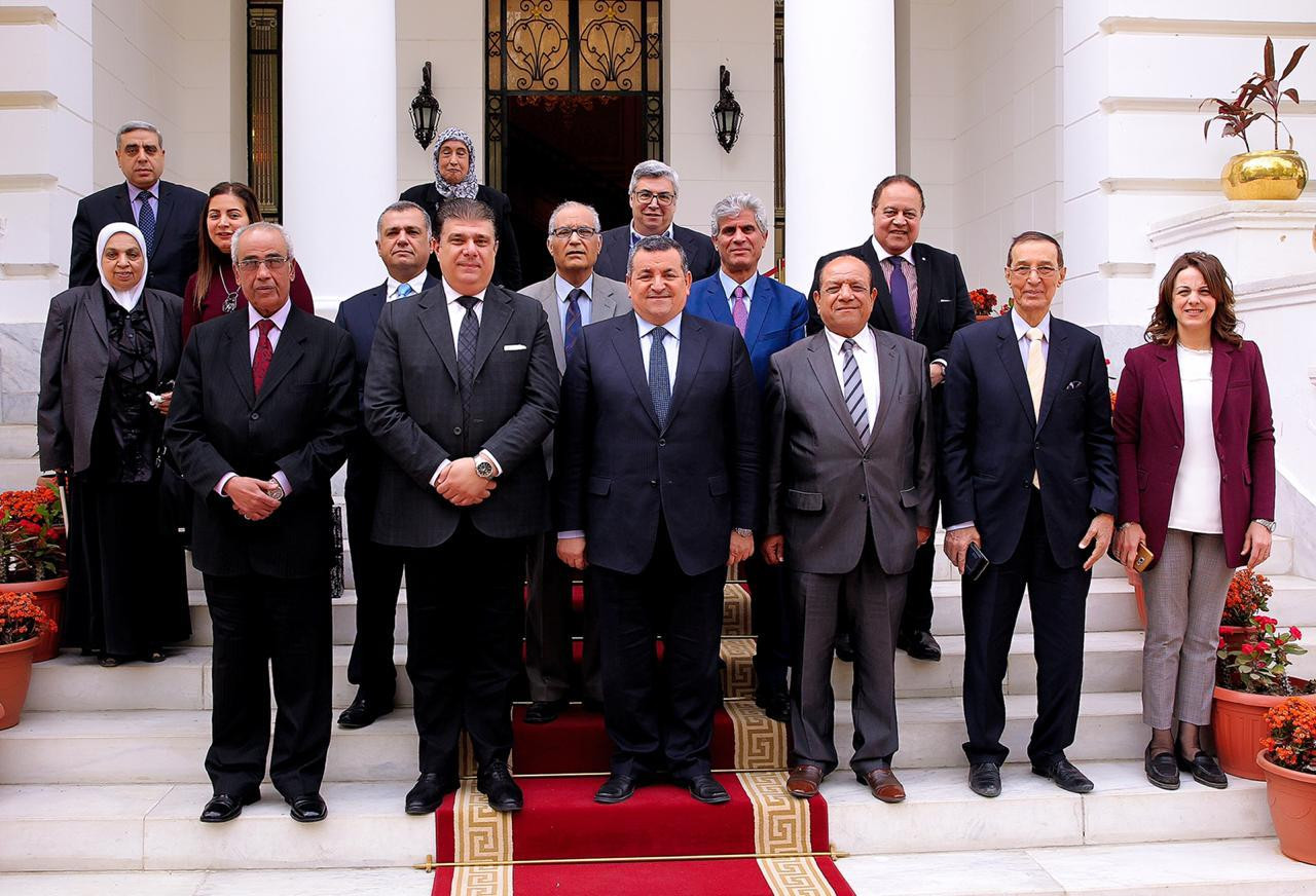 وزير الإعلام و أعضاء مجلس الهيئة الوطنية للإعلام