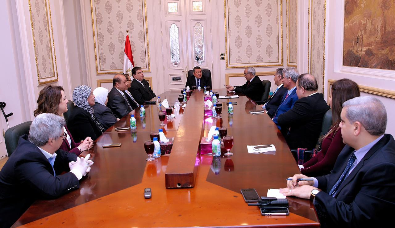 وزير الإعلام و أعضاء مجلس الهيئة الوطنية للإعلام