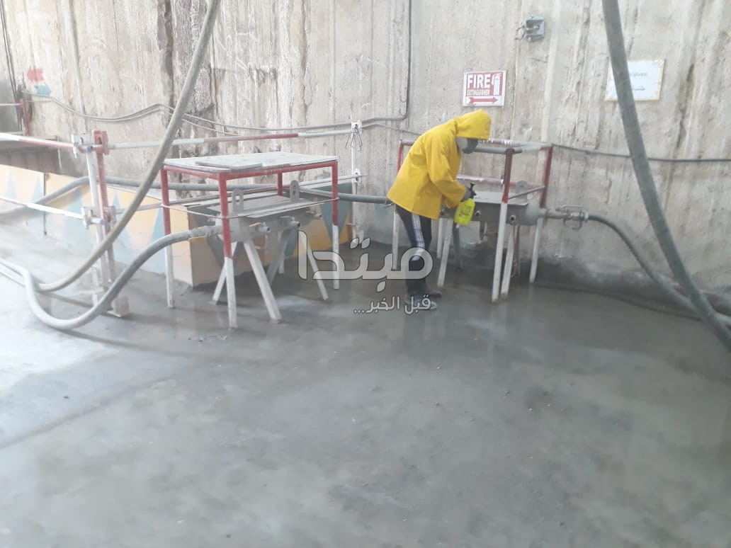 تعقيم وتطهير محطة مترو الزمالك