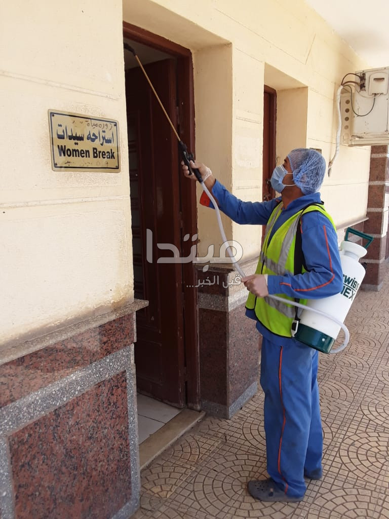 تطهير محطة سكة حديدي أرمنت