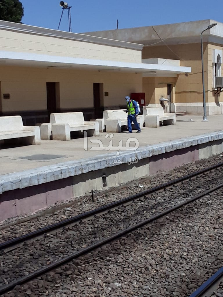 تطهير محطة سكة حديدي أرمنت