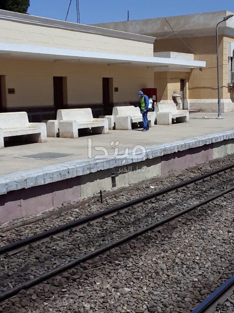 تطهير محطة سكة حديدي أرمنت