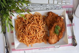 مكرونة وبانيه