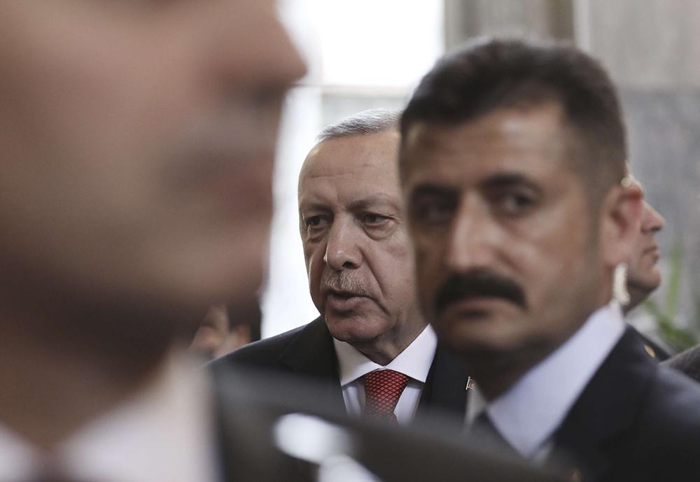 أردوغان فى مؤتمر برلين