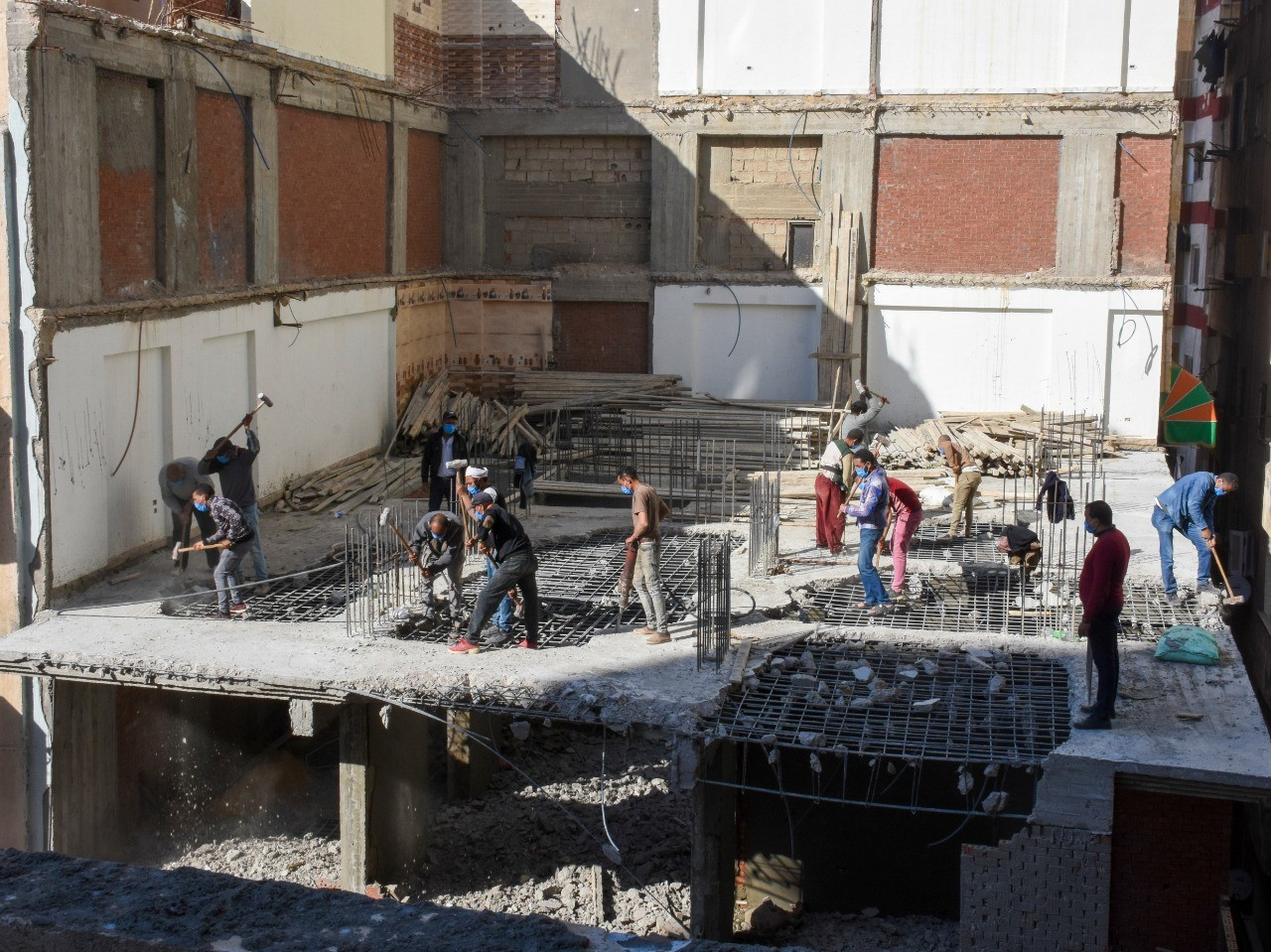 إزالة البناء المخالف في الإسكندرية