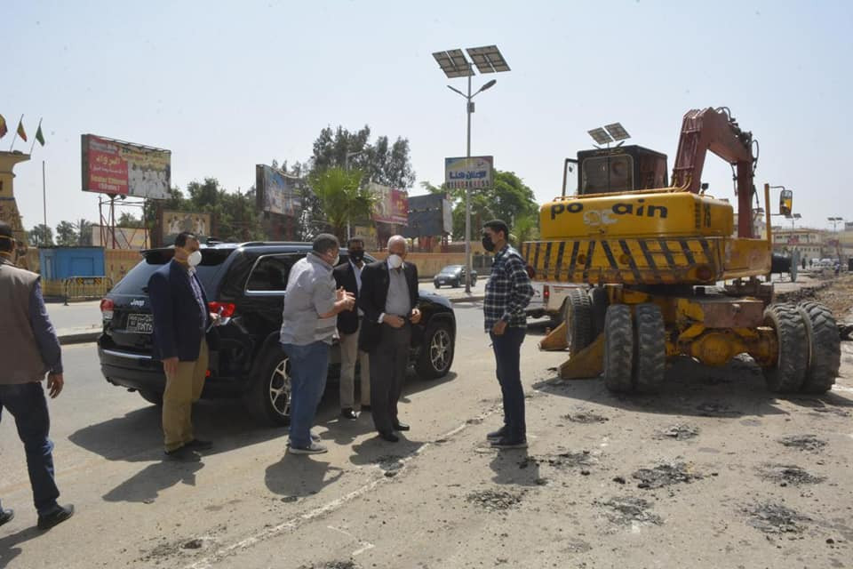 جولة ميدانية لمحافظ الجيزة