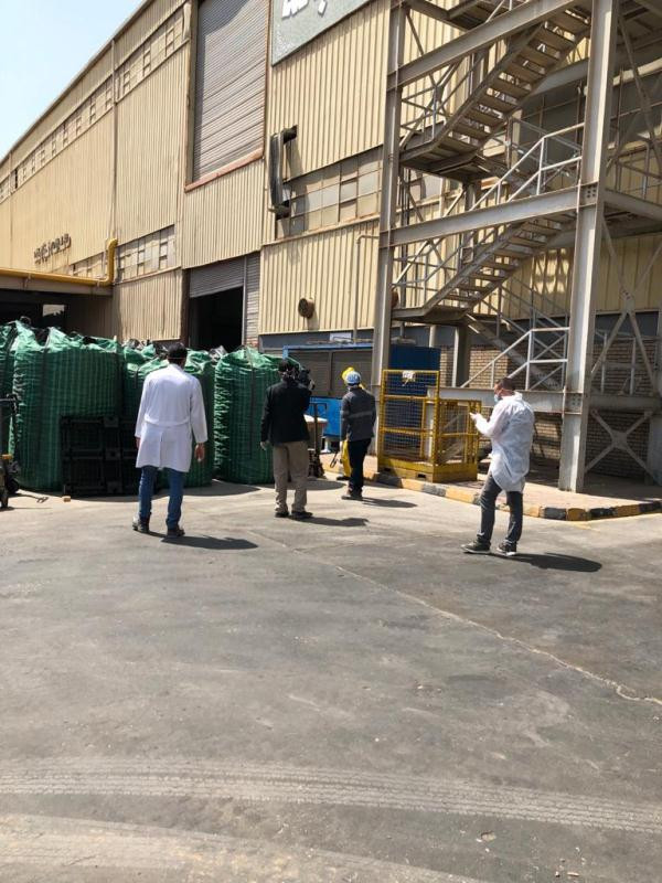 تعقيم مصنع إيجيبت فودز