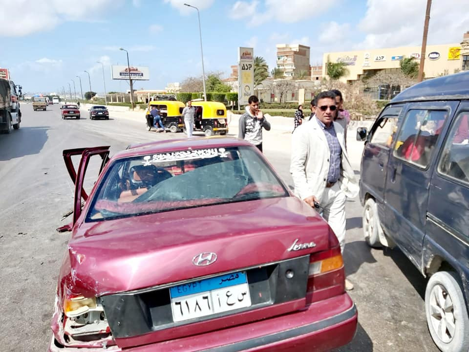 حادث تصادم بطريق الإسكندرية الصحراوي